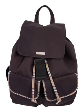 Burberry Fragrance Nylon Check Rucksack
